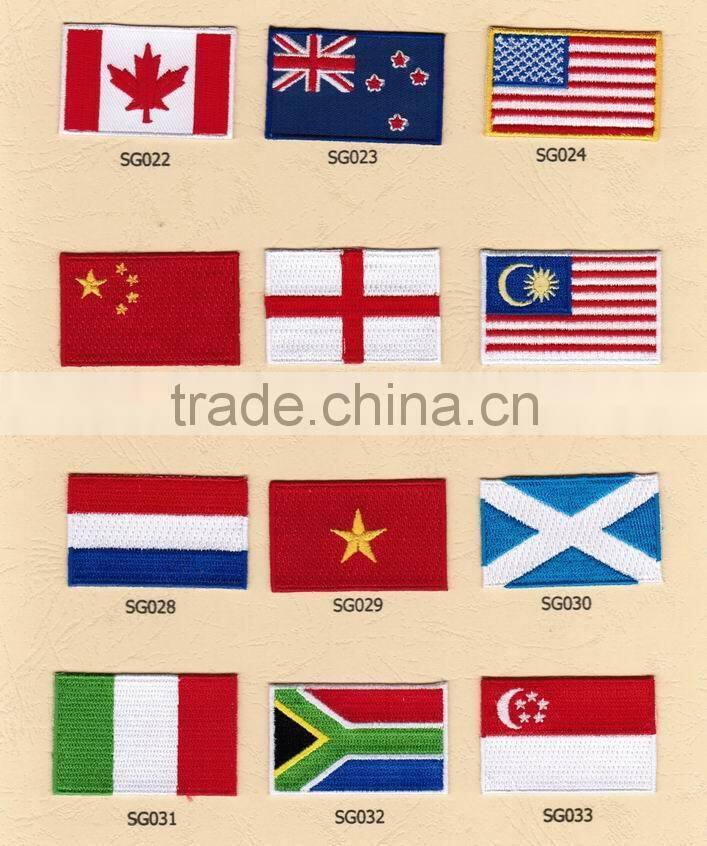 custom logo cloth embroidery badges