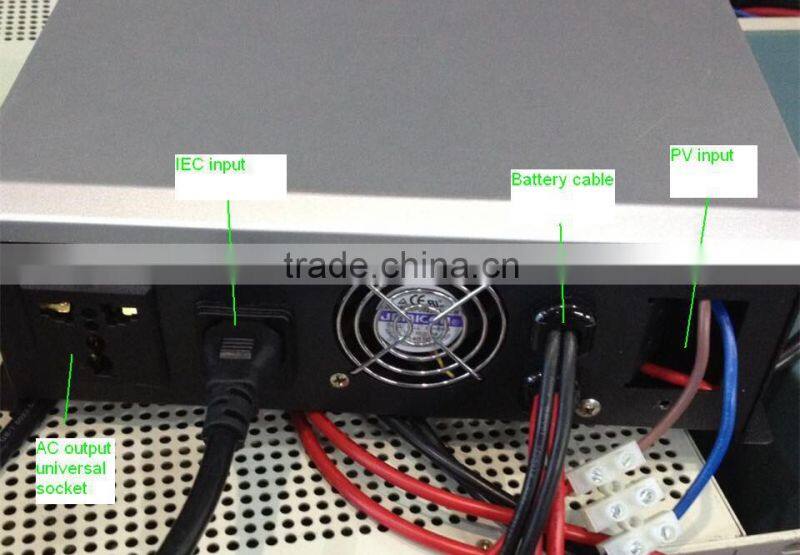 2015 new design Pakistan market solar inverter with 30A PWM solar charge controller