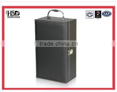 mental lock 2 bottle pack pu wedding wine box