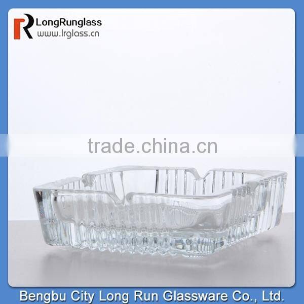 LongRun 2015 carving pattern white clear diamond-shaped glass ahstray