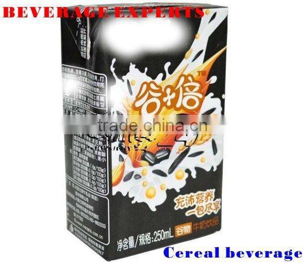 starch containing milk beverage suspending agent