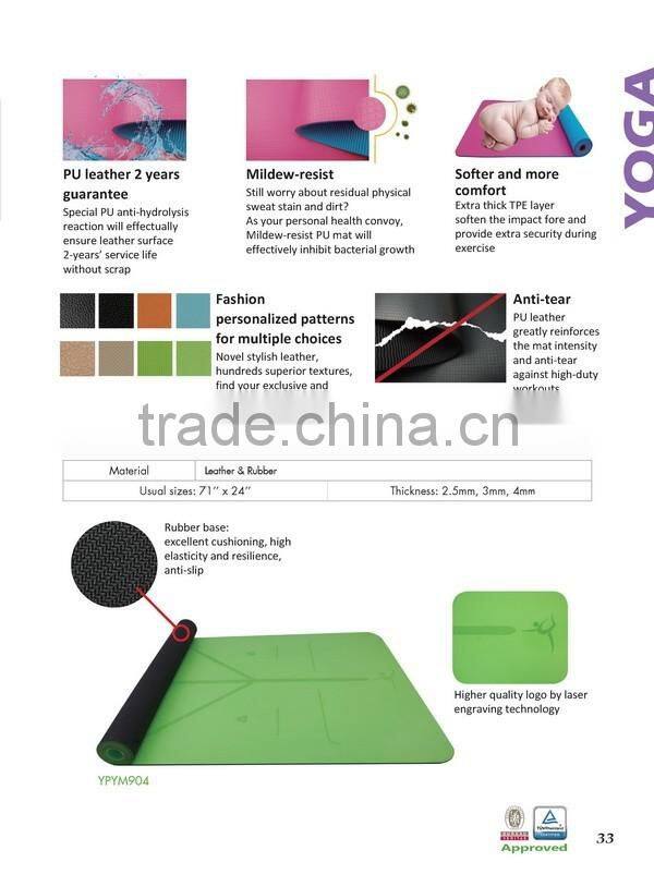 ZHENSHENG paraffin free full printing yoga mat