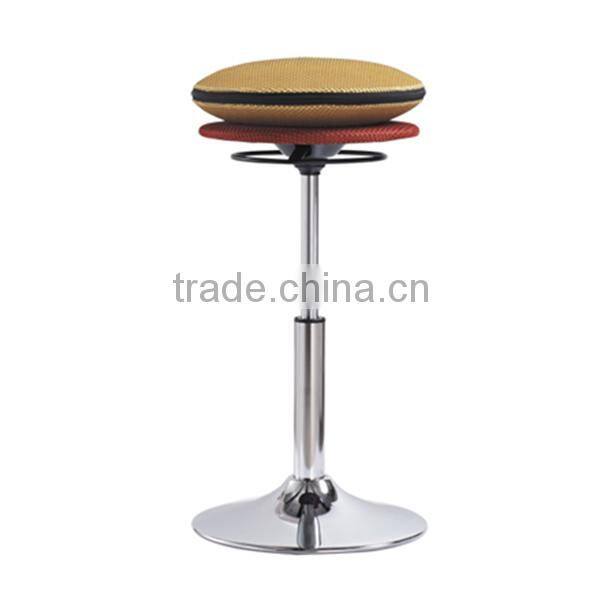 HY3002H dental chair sale, Popular design in colorful mesh office chair without wheels, ergonomic swivel stool