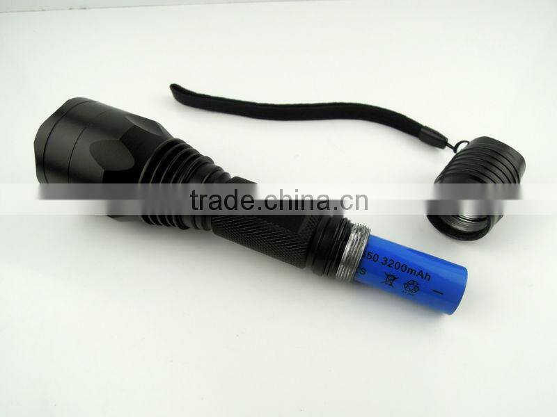 Rechargeable Aluminum Police Flashlight Torch