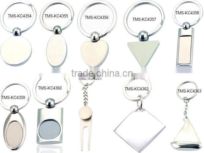 Guangzhou hot sale wholesale blank metal keychains