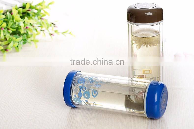 BPA Free Heat Resistant Borosilicate glass water bottles