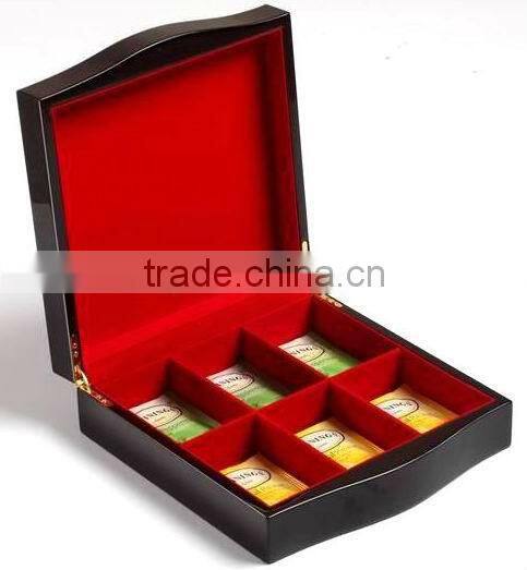 Guangzhou factory customized made-in-china decorative wooden boxes with lid(ZDW-075)