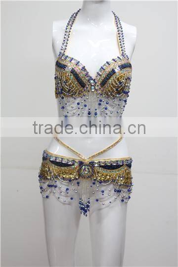 DS-001 wholesale handmade brazil carnival costume dancing performance costume & ballroom dance costume