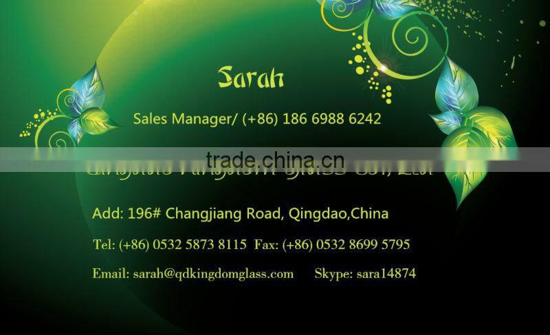 best prices Dark Blue Reflective Glass 4MM 5MM 6MM with ISO&CE certificate