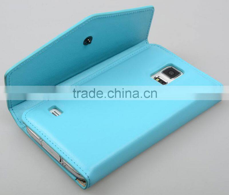 Delicate Wallet Case Premium Purse Leather case for Samsung Galaxy S5