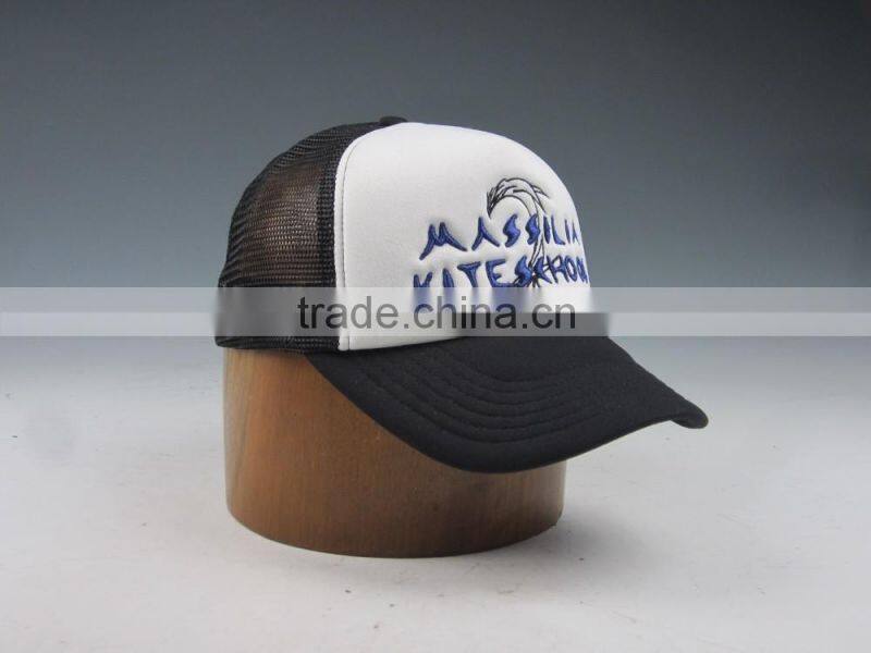 100% polyester embroidery trucker hat