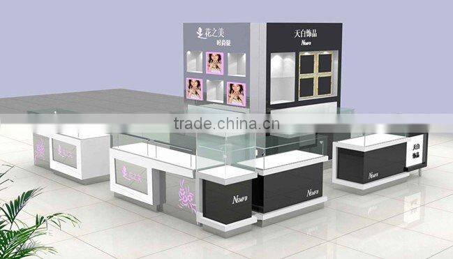 Makeup stand/cosmetic stand makeup display with shining LED light,cuctomized service,free design