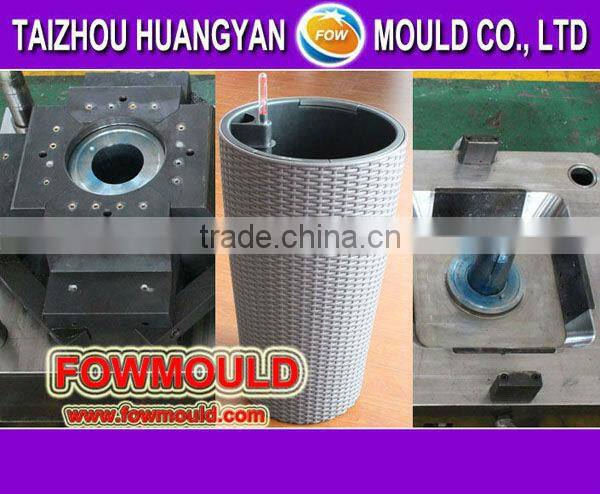 triangle plastic flower pot molds