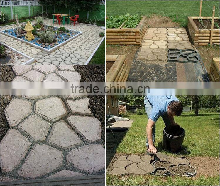 Good quality new design Garden Path plastic moulds paving stone