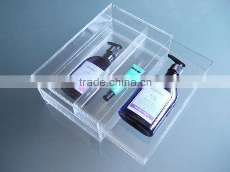 High quality gloss good acrylic bins for collect basket ball