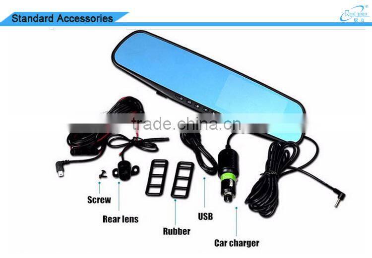 New Dual Wifi bluetooth Car video camera with GPS navigation