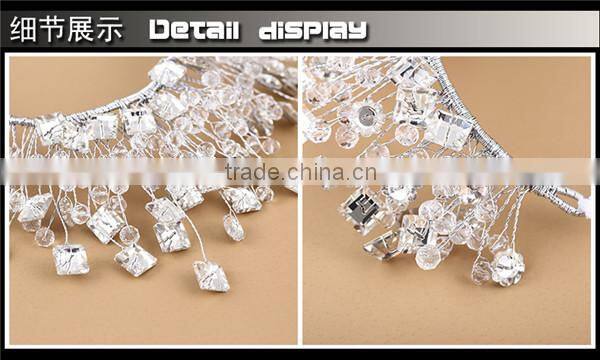 MYLOVE 2015 lastest crystal hair accessory statement diamond hairbands MLF091X