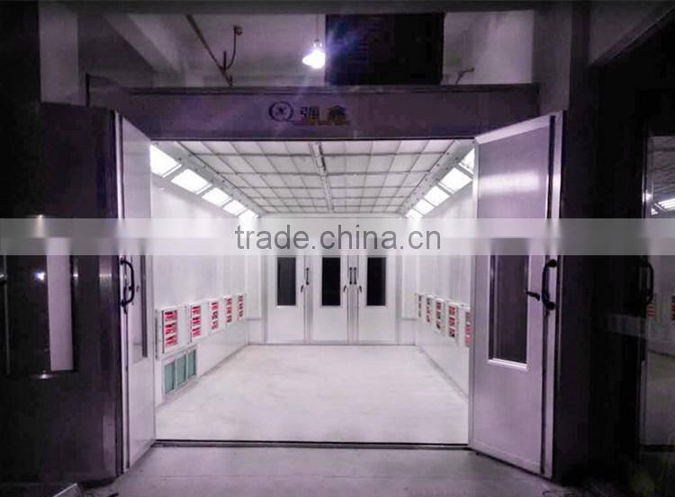 CE Approved With Back Front Folding Door Spray Booth For Car