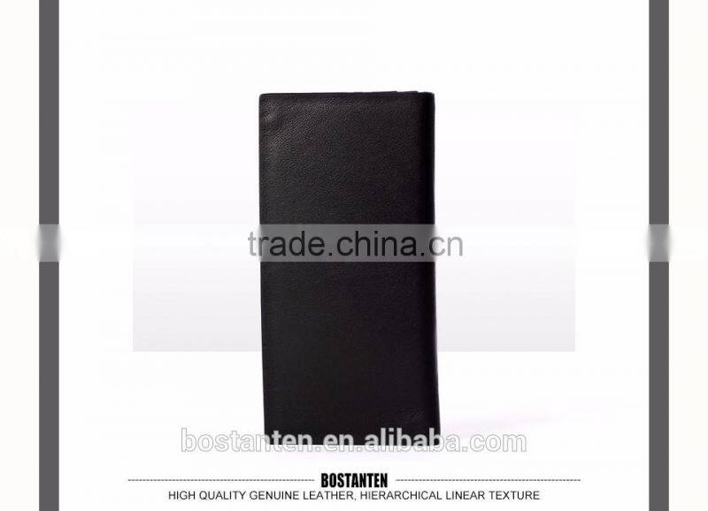 large men long purse wallet clutch bag leather black color