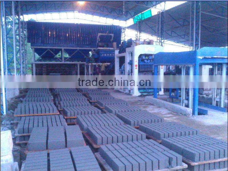 QT6-15B Automatic Cement Block Making Plant / Fly Ash Block Making Plant DONGYUE