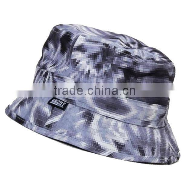 custom tie dyed plain bucket hat