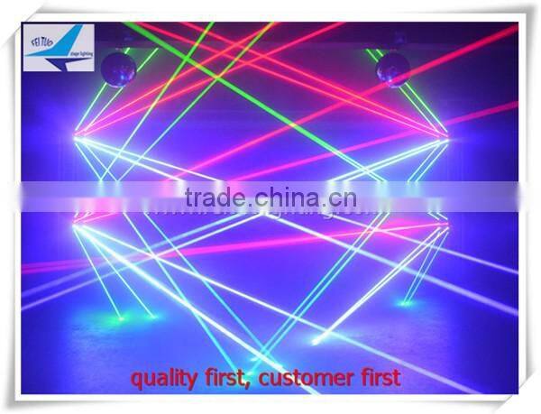 8 10w NEW RGB wide beam laser spider moving head light DMX DJ stage lighting