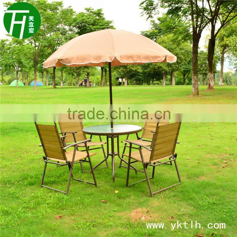 Outdoor Tempered Glass Dining Table