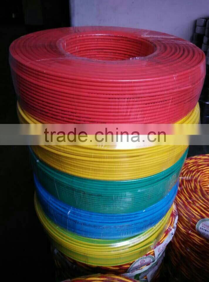 high quality 1.5 sqmm LSZH insulated pure Copper wire with Rohs ,CE certificates