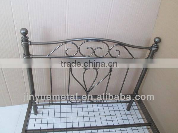 modern fashion double size iron bed