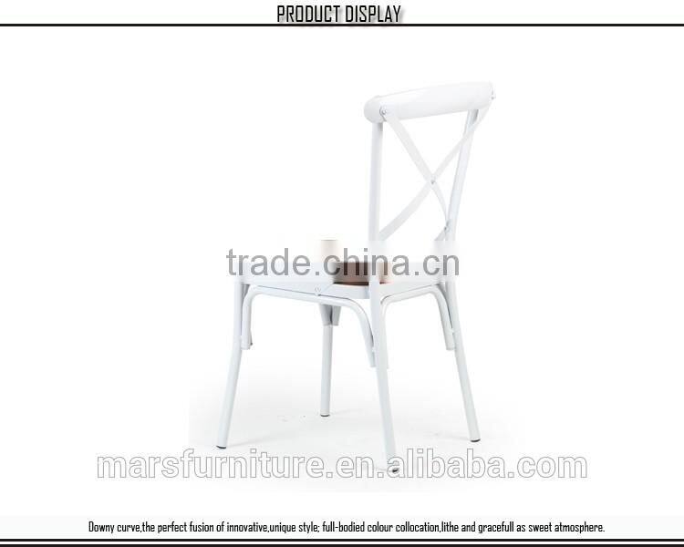 Modern metal chairs manufacturing upholstered seat chair