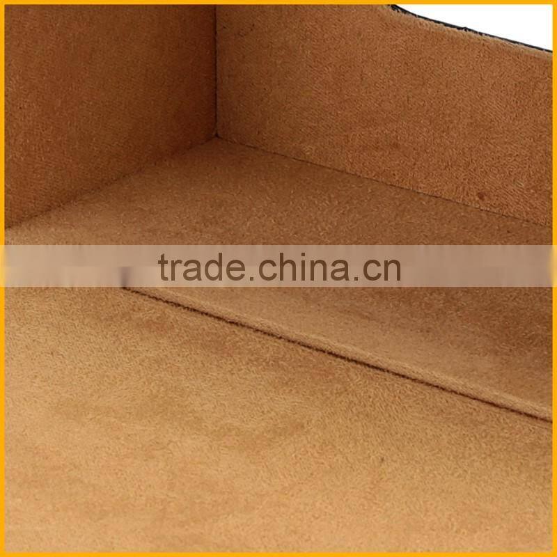 Black color PU Leather tissue paper box for houseware, customzied tissue box holders