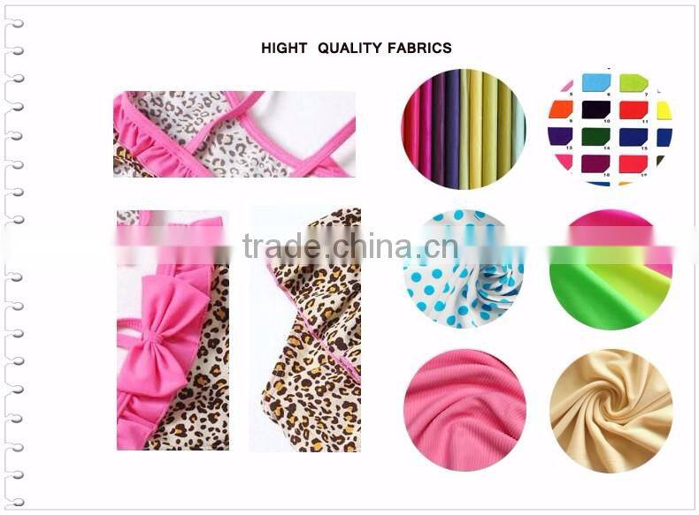 Neon bikini swimsuits for children