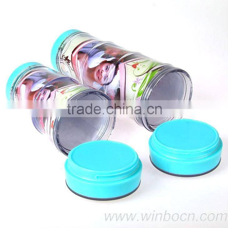 Plastic New Double Walls Couples Outdoor Drinking Cup/Mug DIY