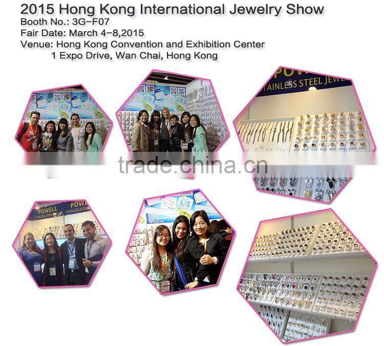 Hot styles stainless steel gold filled jewelry set from china