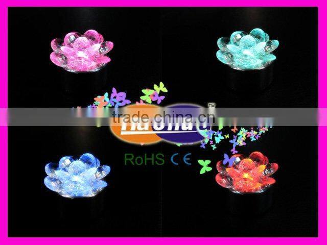 LED plastic colorchanging flower holiday light