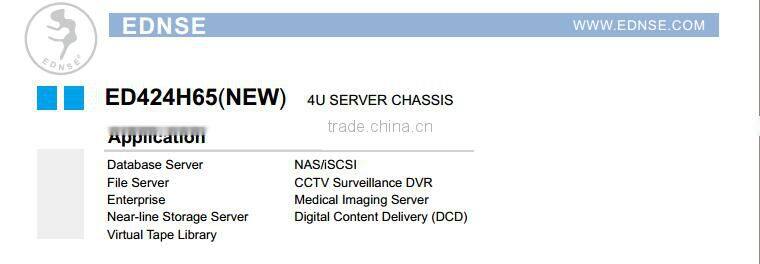 4u rack mount server chassis with sas backpanel