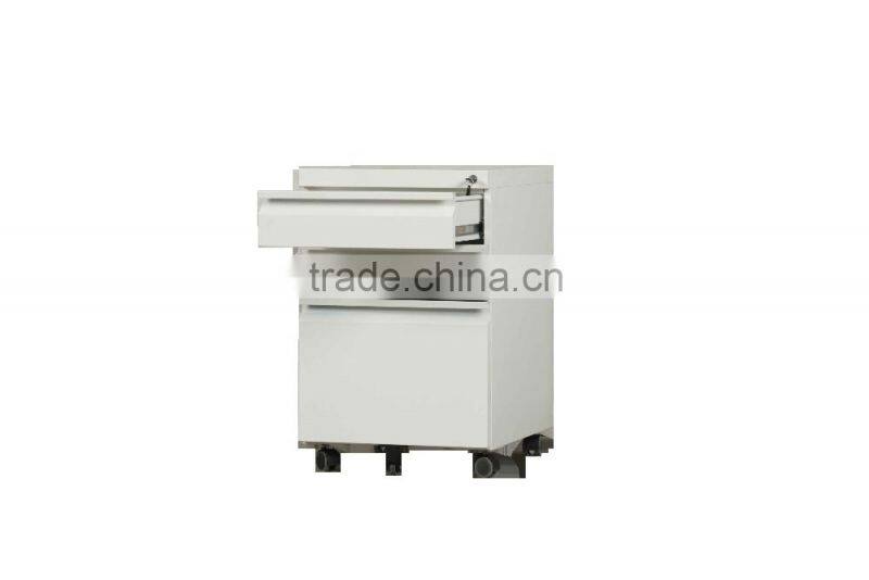 Office metal cupboard drawer divide mobile cabinet steel pedestal file storage cabinet industrial
