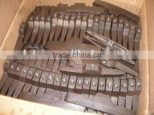 t-casting with bolt and washer, floor fixing bolt