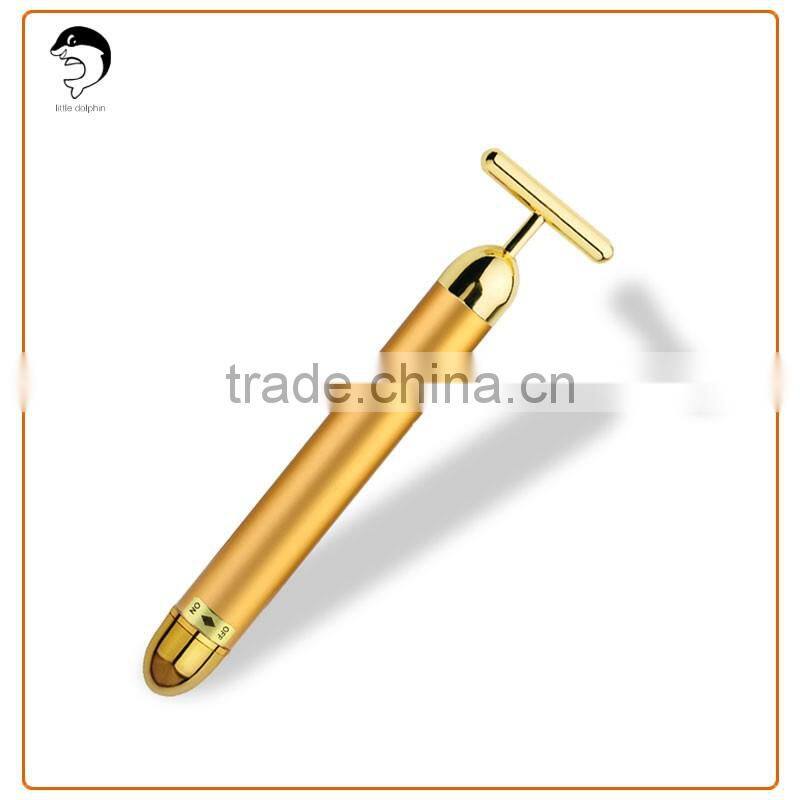 Salon Beauty Device Gold Vibration Beauty Bar/24k gold beauty bar