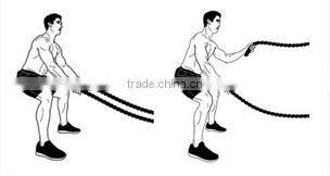 XINSAILFISH Golds 50' battle rope 2.5" customized color