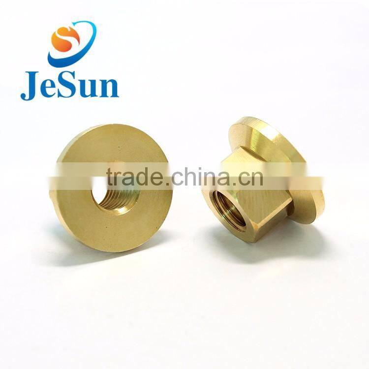 Made in china hex brass nut,cnc brass lathe turning