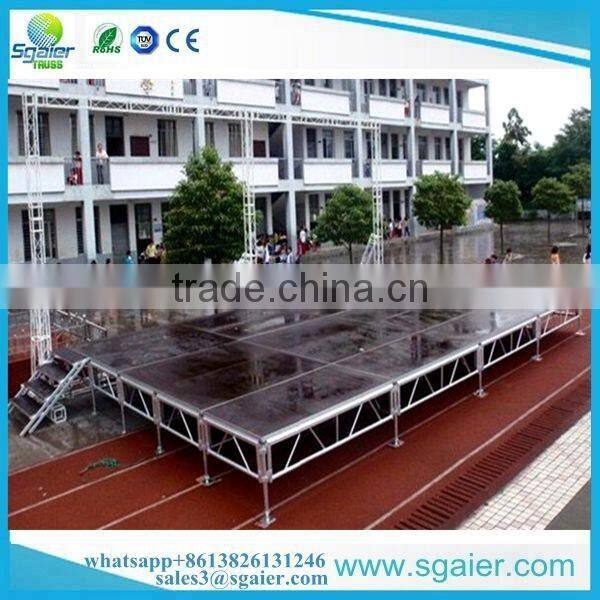 20ft by 24ft easy assemble aluminum stage for school activities