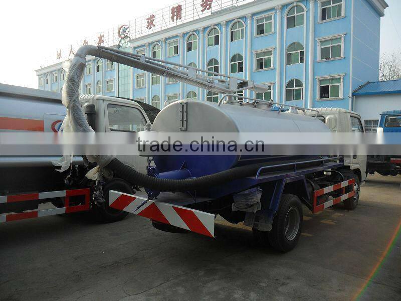 4000L fecal suction truck for sale dongfeng 4*2