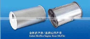 Vehicle silencer muffle assembling machine