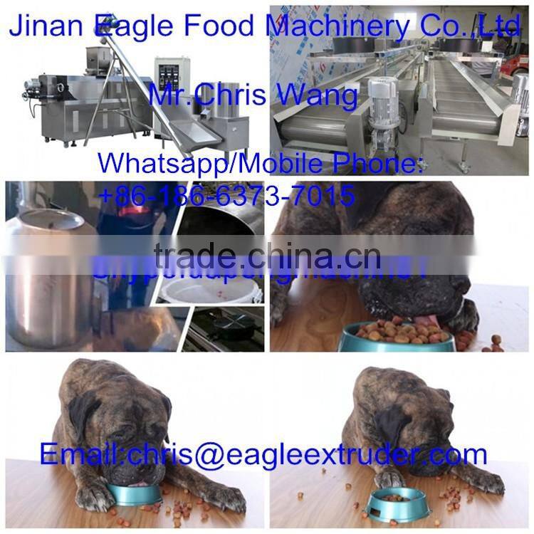 Automatic China Dry Extruded Animal Pet Food Production Machine