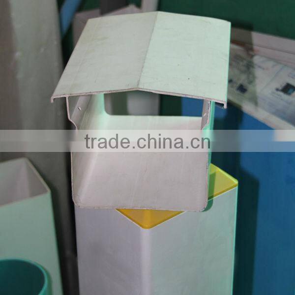 Plastic pile sign PVC square post