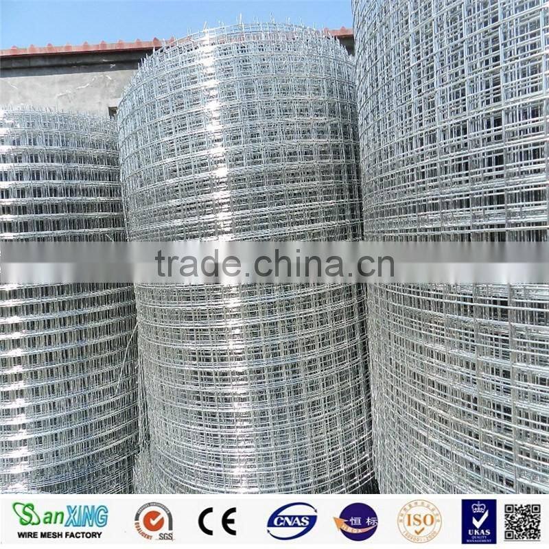 Galvanized Welded Wire Mesh / Welded Wire Mesh Fence / Bird Cage Welded Wire Mesh Roll