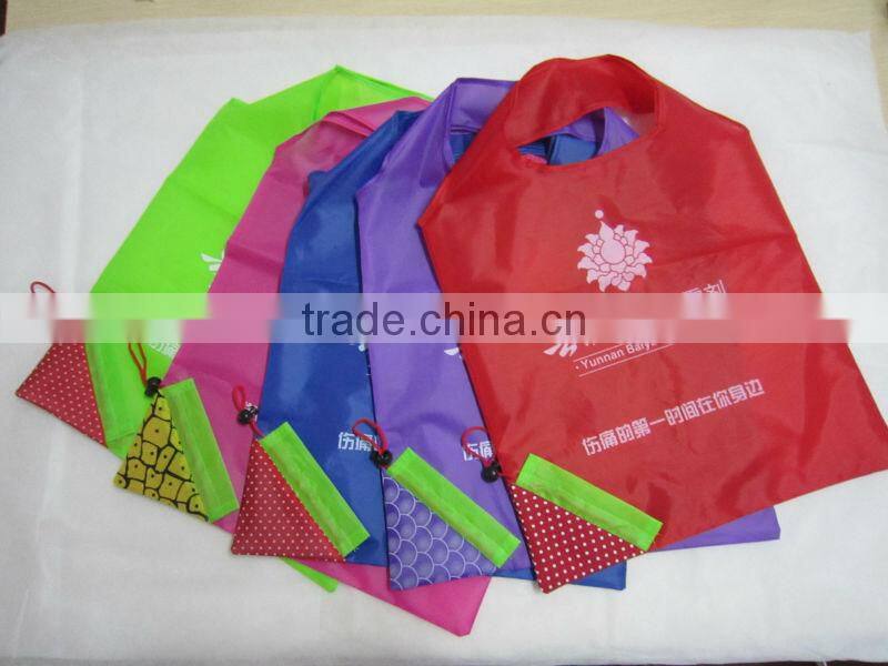 Foldable PET bag for shopping