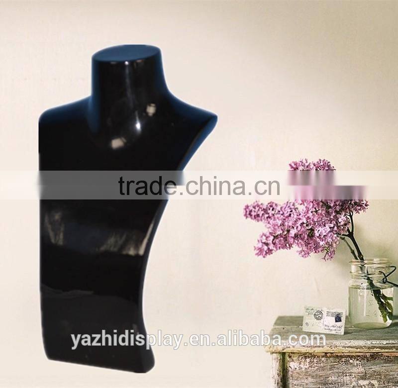 Fashion female bust mannequin for jewelry and earing display