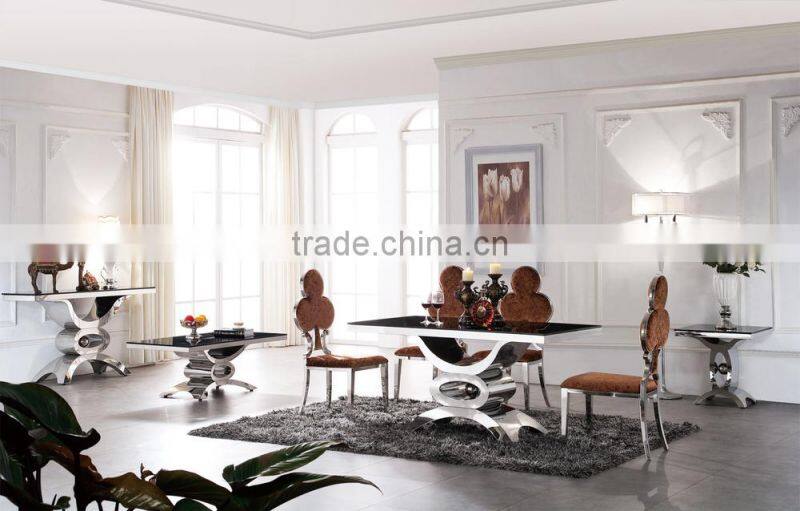 Modern Style 304 Stainless Steel Special Design Dining Room Furniture